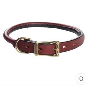 Mendota Rolled Leather Collar 24" 🐾🐾🐾🐕🐕🐕